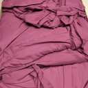 Bedsure Queen Comforter Set Burgundy - Bed in a Bag Queen Size Bedding 7 Pieces, GentleSoft Pintuck Bed Set Gift for Family, Pinch Pleat All Season Comforter with Sheets, Pillowcases & Shams