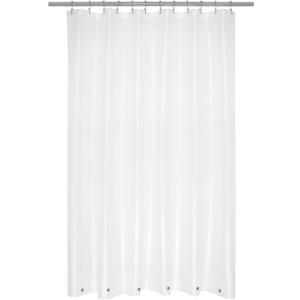 Mrs Awesome Extra Long Shower Curtain Liner with 6 Magnets 72 x 84 inch, Frosted PEVA 8G Heavy Duty Thick Plastic Shower Curtain, Waterproof, 72x84, Frost (2b. Translucent-heavy)