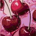 3 x AIBOERL Cherry Diamond Art Kits for Adults,Cherry 5D Diamond Painting Kits for Adults Beginners,DIY Full Round Drill Diamond Dot Painting Gem Art Kits for Adult, Home Wall Decor 12x16Inch