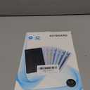 Ultra-Slim Bluetooth Keyboard Portable Mini Wireless Keyboard Rechargeable for Apple iPad iPhone Samsung Tablet Phone Smartphone iPadOS iOS Android (10 inch Black)