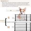 Short Dog Gate Expandable Dog Gate 22"-39.37" to Step Over,Pressure Mount Small Pet Gate,Low Pet Gate-Adjustable,Puppy Gate Indoor for Doorway,Stairs (White, S(9.4''H))