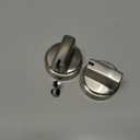 Stainless Steel WB03x24818 Gas Stove Knob Replacement for ge,PS11729081 AP5989029 Stainless Steel Stove Replacement Knobs,Compatible with ge Stove KnobNot Universal