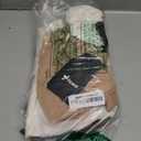 Ficerd 3 Pack Women's Half Sleeve V Neck T Shirts, Mid Elbow Length Sleeve Shirt Slim Fit Tunic Top Casual Summer Tee (X-Large, Khaki, Cream, Army Green)