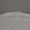 6 Pcs Acrylic Poster Board Stand Holder, 11.8 x 2.36 Inch Clear Tabletop Acrylic Sign Display Foam Board Stand for Menus Flyers Photos, 1/4" Thick Sturdy Frame for Home Office Restaurant Store Retail