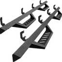 Tyger Auto LanderX Running Board Compatible with 2019-2026 Chevy Silverado GMC Sierra 1500; 2020-2026 2500 3500HD | Crew Cab | TG-LX3C82318 | Drop Step Side Step Rail Nerf Bars