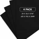 PEKGRIL 24x36" Black Poster Board 4 Pack, 5MM Thick Foam Core Board, Large Lightweight Foam Board for Projects, Display Boards for Crafts, Paintings Prints, Art, Display, Presentation