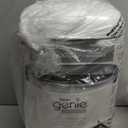 Litter Genie Platinum Pail Made of Durable Stainless Steel Includes 1 Easy Roll Refill (White)
