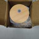 SANDJEST Monogrammed Gifts for Women - Monogram L Initial Glass Cup 16 Oz Can Coffee Cups with Lid and Straw - Monogram Initials Gifts for Womens on Birthday