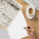 2 x Jumbo 11th Anniversary Cards Gifts for Wife Husband Couple, Romantic 11 Year Wedding Anniversary Decorations for Women Men, Jumbo Steel Anniversary Card for Him Her