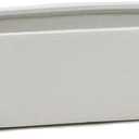 Long Rectangle Ceramic Planter Vase in White 14" x 4" x 4"H, Rectangular Box Block Terrarium Pot, Flower Arrangement, Tabletop Centerpiece, Home Decor Organization Storage Container, 1 Pc.