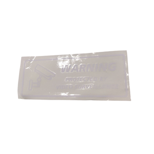 Warning Protection Video Survey Sticker Kit