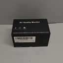 12 in 1 Air Quality Monitor Indoor, Portable CO2 Detector for CO2, Temperature (F), Humidity, VOC, PM2.5, PM1.0, PM10 & Time Display, Dual Chip & High Accuracy Air Quality Tester for Home