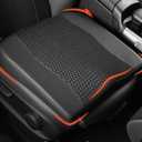 Lofty Aim Car Seat Cushion, Comfort Memory Foam Car Cushions for Driving - Sciatica & Lower Back Pain Relief, Driver Seat Pillow for Auto, Office Chair, Wheelchair - 4D Mesh Black
