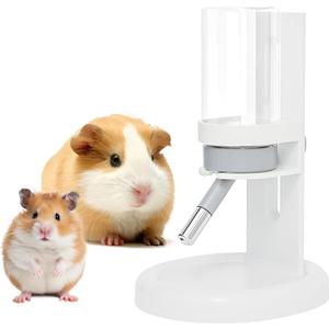 Mini&moe Hamster Water Bottle No Drip – 4 oz Guinea Pig Water Bottle for Glass Tank with Stand Leak Proof Small Animal Water Dispenser for Gerbil Chinchilla Ferret Squirrel Hedgehog