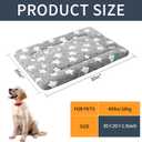 Dog Bed Mat - Comfortable Kennel Pad, Multi-Purpose Crate Bed & Mat for Dogs & Cats Soft Crate Pad for Dog & Cat (Gray, M(30"x20"x1.5"))