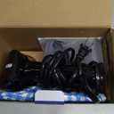 Powerful Handheld Fabric Steamer  1800W with Fast Ceramic HeatUp Plate, 2in1 Ironing & Wrinkle Remover, Steam Nozzle, Lint Brush  Black, for US 120V Only