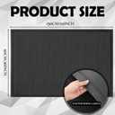 Nuanchu 10mm x 59 x 36in Extra Large and Thick Mat for Under Washer and Dryer, Waterproof Floor Pad, Laundry Machine Non-Slip Shockproof Pad for Floor Protection, Shock Absorbing, Noise Reducing