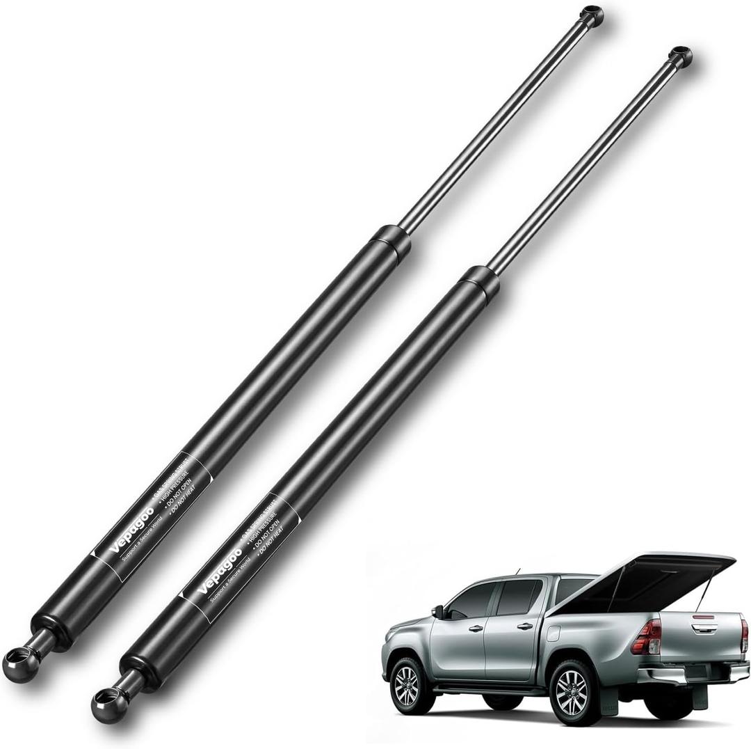 Vepagoo C1615952 35in 40Lb/178N Gas Shock Strut Spring Lift Support for Heavy Duty Trap Door Truck Bed Tonneau Cover Camper Shell Topper Outside RV Kitchen Door RV Bed, Set of 2