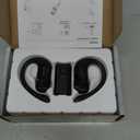 SAMCOM Wireless Headset with 2 Pin Dongle for FPCN10A/FPCN30A Walkie Talkies, BTEAR-02 Upgraded Hands-Free Wireless Two Way Radios Earpiece with Mic for K Connector (Radios not Included)