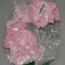 60 Pack Twist Tie Bows 3.3 Craft Bows Satin Ribbon Bow for Gift Wrapping, Treat Bags, Party Favors & Craft Decoration Light Pink