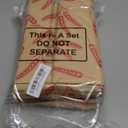 Affrolling 100 Pcs French Bread Bags Bulk with Window for Homemade, 18 x 6.5 x 2 Inch Long Paper Bags for French Bread for Bakery Storage Brown Kraft Loaf Biscuits Packaging(Red Brown)