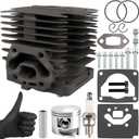 150BT Cylinder Piston Kit Compatible with Husqvarna 150BF 150BT 350BF 350BT Jonsered BB2250 Backpack Blower Replace 502848701 531396701