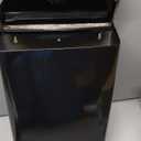 Architectural Mailboxes Designer Locking, Vertical Wall-Mounted Mailbox for Outside, Modern Metal Galvanized Steel Medium Mail Box with Lock and Key Drop Box, Black with Optional Mail Emblem (Black & Brushed Brass)