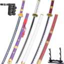 Cold Blade Katana Sword - 41 inches Katana Replica with Holster Belt and Display Stand - Sword with Authentic Design Zihegui