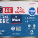 Bumble Bee Solid White Albacore Tuna in Water, 66.5 oz Bulk Food Service Can - Wild Caught Tuna - 21g Protein per Serving, High in Omega-3s - Non-GMO Project Verified, Gluten Free, Kosher