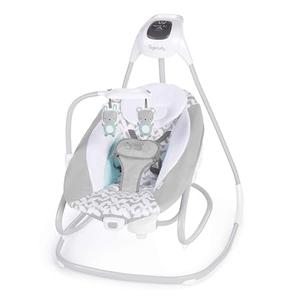 Ingenuity 2-in-1 SimpleComfort Lightweight Compact 6-Speed Multi-Direction Baby Swing & Rocker, Vibrations & Nature Sounds, 0-9 Months 6-20 lbs (Raylan) Ingenuity 2-in-1 SimpleComfort Lightweight Compact 6-Speed Multi-Direction Baby Swing & Rocker, Vibrations & Nature Sounds, 0-9 Months 6-20 lbs (Raylan)