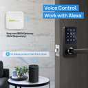 BBEN Keyless Entry Door Lock with Right Handle,Touchscreen Keypad,Electronic Digital Bluetooth Smart Biometric Door Lock,Auto Lock,App Control,Front Door Lock for Home Apartment Office