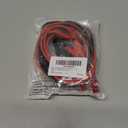 4 Pcs 14 Gauge Banana Plug to Alligator Clip Test Lead Multimeter Test Leads Wire Cable Set Soft Silicone Test Cable Wires for Electrical Testing, 3 ft Long