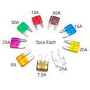 Hyshina Car Fuses Assortment Kit, 45Pcs Blade-Type Automotive Fuses, Amp Fuse Kit, (5A/ 7.5A/ 10A/ 15A/ 20A/ 25A/ 30A/ 35A/ 40A), Replacement Fuses for Car Boat Truck Motorcycle RV (Standard Fuse)