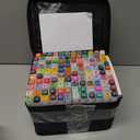 Alcohol Markers, 120 Colors Art Drawing Set for Kids Adults Dual Tip Permanent Sketch, With Organizing Case