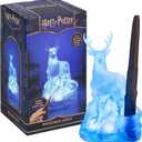 Paladone Harry Potter Deer Patronus Light with Wand Remote Control, Officially Licensed Wizarding World Merchandise, Battery Powered Collectible Gift, Home Dcor