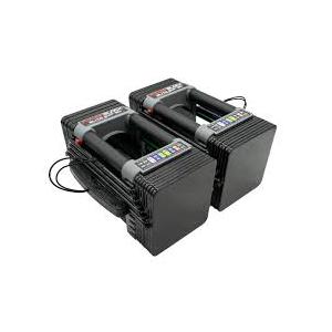 PowerBlock Elite EXP Adjustable Dumbbells, Sold in Pairs, Stage 1, 5-50 lb. Dumbbells, Durable Steel Build, Innovative Workout Equipment, All-in-One Dumbbells, Expandable with Expansion Kits