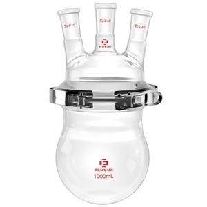REACWARE Glass Three Necks Reactor Flask (5000mL)