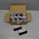 Solar Fence Lights Outdoor, 16 Pack IP65 Waterproof Fence Lights Solar Powered with Ultra-Bright LED Lens, 9 Color Modes, 12+ Hours Steady Glow for Deck/Backyard/Patio/Pool/Wall - Black