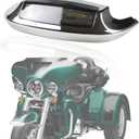 Smoked Front Fender Tip Light Assembly Compatible with Harley Touring Ultra Limited Low Electra Glide Tri Glide CVO Limited