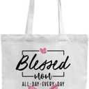 Mama Tote Bag, Best Mother's Day Birthday Gifts for Mama from Kids Daughter Son, Parent