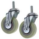Micro Traders 3 Inch 75Mm Swivel Bolt Hole Castor Wheels Trolley Furniture Caster X 2