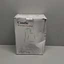 LIDORE Candle Warmer, Candle Warmer Lamp with Timer, Wooden Base Golden Glass, Gift for Mothers Day Valentines Day Christmas New Year, Home Decor, with 2 GU10 Bulbs (No USB)