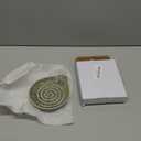 LAUCHUH Spoon Rest for Stove Top, 5 inch Ceramic Spoon Holder for Kitchen Countertop Large Spatula Holder for Ladle, Spoons or Tong, Farmhouse Decor, Special Gray