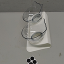 Dog Bowls, Cat Ears Shaped Dog Cat Feed Bowls 15° Tilt Design Anti-Slip Double Bowls Raised Stand Food Water Bowl Dog Feeder Pets Supplies
