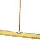 36 Inch Blue Commercial Dust Mop & Floor Sweeper  Wood Handle Floor Mop for Tile, Hardwood & Concrete