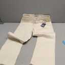 Jessica Simpson Womens Charmed High Rise Fitted Flare Ankle Standard Jeans 27 Ecru