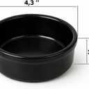 Areste Mexican Clay Cookware Set of 6 – Full Black Terracotta Pots, Bowls, Plates & Serving Dishes – Spanish Earthenware for Baking, Yogurt, Kheer, Meat, Vegetables – Cazuelas Mexicana