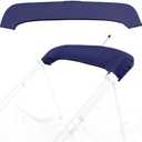 Bow Bimini Top Storage Boot Cover with Light Hole Bimini Cover Boot Waterproof 900D Marine Grade Pontoon Bimini Top Replacement Boot,6'L 54"-60" W Navy Blue