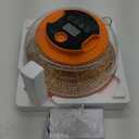 18 Egg Incubator with Automatic Egg Turning and Humidity Control, Incubators for Hatching Eggs, Chicken, Ducks, Goose, Pigeon, Quail, Parrot Incubator for Farm, Lab, Science Classroom, Home (Orange)