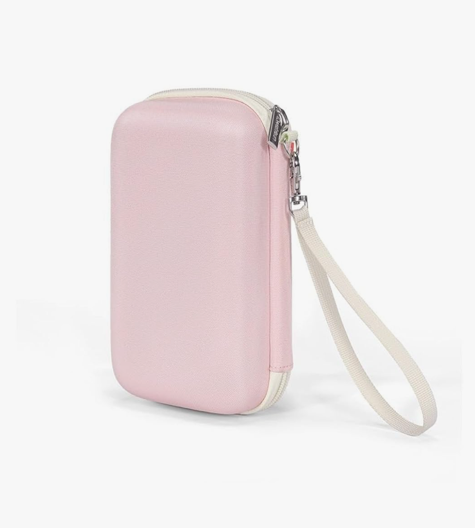 Digital Camera Case Lightweight Camera Bag For Compact DSLR Mirrorless Point And Shoot Cameras (Pink)